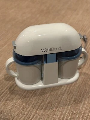 Máquina de helados WestBend de doble servicio Foto 1 de 4