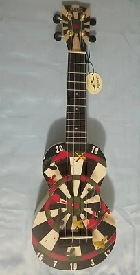 Mahalo Ukulele Art Series Dart Board Design - Image 1 of 4