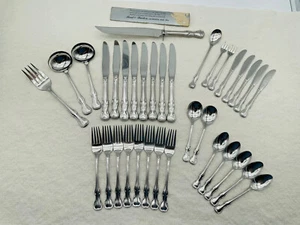 Vintage MCM Reed & Barton Modern Provincial Edelstahl Besteck ~ 35 Teile - Bild 1 von 24