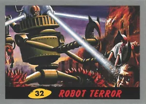 Mars Attacks - Robot Terror Grey Parallel Single Card No 32 Topps 2012 Release - Picture 1 of 2