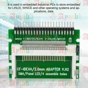 CF Card Compact Flash Card to 2.5" Male IDE 44Pin LED PCB Converter Adapter UK - Afbeelding 1 van 12