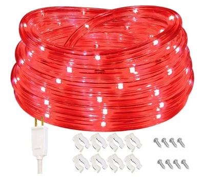 Rope Lights, 16Ft Waterproof Connectable Strip Lighting Red, Indoor Outdoor Mood - Image 1 of 4