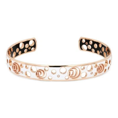 Brazalete Brazalete Damiani Damianissima Diamante Cerámica Blanca Oro Rosa 18K  Foto 1 de 4