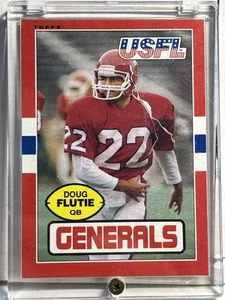 Doug Flutie 1985 Topps USFL #80 Heisman RC Football NFL Card NM To Mint! Nice!! - Picture 1 of 2
