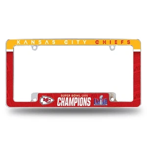 NFL Football Kansas City Chiefs 2024 Super Bowl LVIII Champions 12" x 6" Chro... - Bild 1 von 8