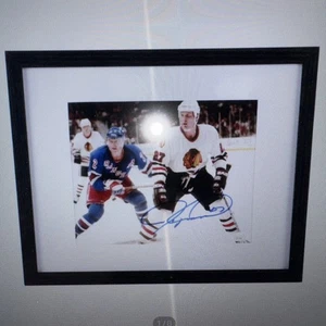 Jeremy Roenick HOF 8x10 Framed & Signed Chicago Blackhawks Hockey Photo JSA COA - Picture 1 of 5