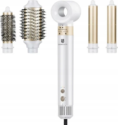 WeBeauty 5-in-1 Haartrockner Stylinggerät 110000 U/min Ionisierung Weiß