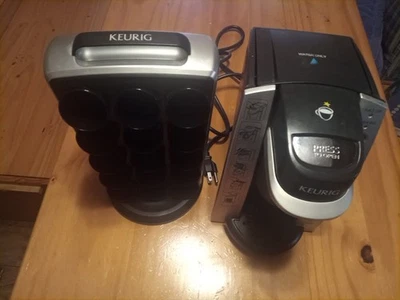 KEURIG B130 COMMERCIAL SINGLE CUP COFFEE MAKER + Keurig pod holder - Image 1 of 4