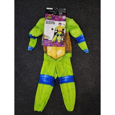 Disfraz Tortuga Ninja Silla de Ruedas TMNT Nuevo Diseño Adaptativo 4/6 con Cinturón Iluminado NUEVO Foto 1 de 4