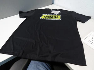 NOS NWT Yamaha Black & Yellow Retro Graphic Cotton Tee Size XL 3030-21605 - Picture 1 of 7