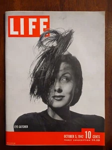 Life Magazine October 5, 1942 WWII Hitler Nazi Stalin Russia Lucille Ball - Imagen 1 de 2