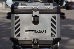 Motorcycle Top Case Reflective Decal Kit for BMW R1200 GS Touratech Top Box - Picture 1 of 5