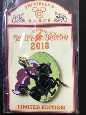 Prendedor LEGENDS OF SLEEPY HOLLOW EVENT 2018 LE 3400 Foto 1 de 2