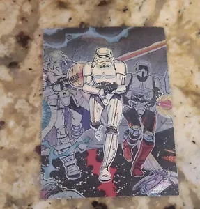 Vint 1994 Topps Star Wars Galaxy Series 2 Stormtrooper Etched Foil Chase Card #8 - Picture 1 of 2