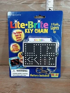 Vintage 1999 Fun4All LITE BRITE Keychain Portable Handheld Travel New Sealed  - Picture 1 of 3