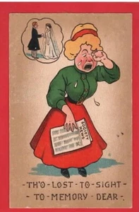 COMIC HUMOUR THO LOST TO SIGHT TO MEMORY DEAR MARRIAGE FASHION - Picture 1 of 1