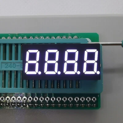 New 0.36" 0.36 inch White LED 7 Segment Display 4 Digit Common Anode / Cathode - Image 1 of 4