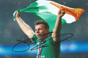 IRELAND & ULSTER RUGBY UNION: JORDI MURPHY SIGNED 6x4 ACTION PHOTO+COA - Picture 1 of 1