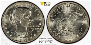 1981-S Susan B. Anthony MS64 Dollar - Picture 1 of 4