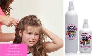 Bonsai Kids Leave in Detangler 8 fl. oz.  No more struggling to brush yo - Picture 1 of 10
