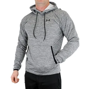 Under Armour Men's Fleece Twist Hoodie 1357086 Long Sleeve Loose Pullover Hoodie - Picture 1 of 21