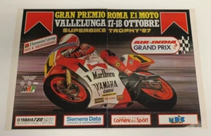 ADVERTISING PUBBLICITA' GRAN PREMIO F1 MOTO VALLELUNGA 17-18 OTTOBRE 1987 - Imagen 1 de 2