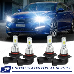 Faro delantero LED haz alto/bajo 9005 para Kia Optima 2016-2019 6000 k - Imagen 1 de 11