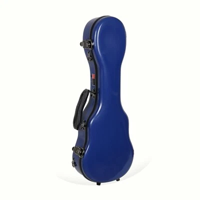 Crossrock Deluxe Portable Soprano Ukulele Hard Guitar Case, Fiberglass Shell - Image 1 of 4