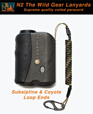 N2 The Wild Gear Lanyards Subalpine & Coyote Rangefinder Binocular GPS Lanyard