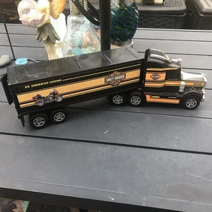 Buddy L Harley Davidson Metal/Plastic Semi-Truck & Trailer Battery Lights/Sound - Picture 1 of 6