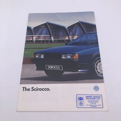 Volkswagen Scirocco Mk2 1986-87 UK Market Sales Brochure 16v GTX GT Jan 1987 - Image 1 of 4