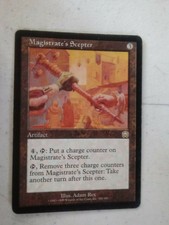 MTG Magic the Gathering English Magistrate's Scepter 1999 Mercadian Masques LP