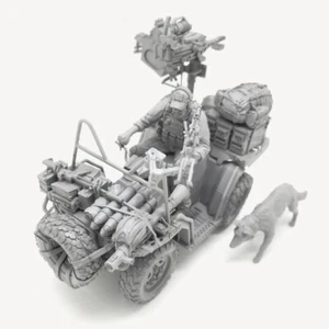 Figuras de resina 1/35 modelo US Navy SEALs Soldados y vehículos de terreno (juego D) - Imagen 1 de 3
