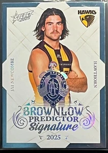 2025 AFL JAI NEWCOMBE PLATINUM BROWNLOW PREDICTOR HAWKS CARD #BPSP19 d#19/60 - Picture 1 of 2