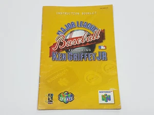 Major League Baseball Ken Griffey Jr N64 Nintendo 64 nur original Handbuch * - Bild 1 von 22