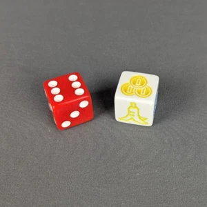 Mario Kart Monopoly Gamer Ersatzteile Würfel Power Up und Nummeriert - Bild 1 von 2