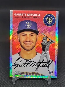 2023 Topps Chrome Platinum Anniversary #4 Garrett Mitchell RC Topps Logo /499 - Picture 1 of 4