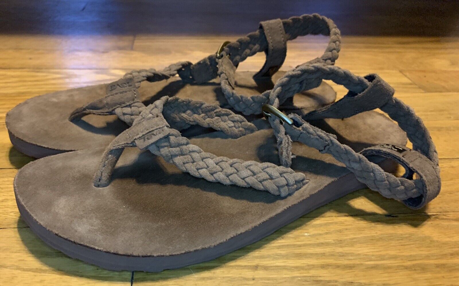 Teva Womens Original Suede Braided