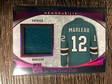 PATRICK MARLEAU 2017 Leaf In The Game Used Magenta Memorabilia Jersey #1/5