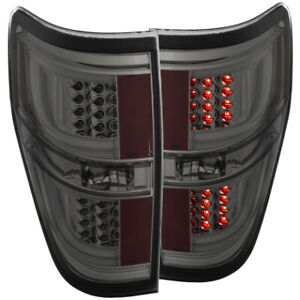 ANZO LED Taillights Smoke for 2009-2013 Ford F-150