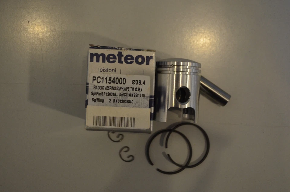 Pistone Meteor PC1154000 D. 38,4 - PIAGGIO VESPINO 50 PK - APE TM P50 - Imagen 1 de 1
