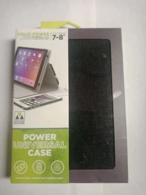 Estuche de batería M-Edge Folio Power 4000 mAh para dispositivos de 7-8 pulgadas - gris jaspeado Foto 1 de 3
