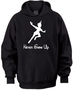 NUNCA CREZCAS PETER PAN REGALO CUMPLEAÑOS NAVIDAD NIÑOS SUDADERA CON CAPUCHA - Imagen 1 de 1