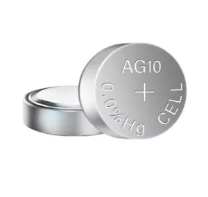 Pila alcalina orologi batteria tipo bottone AG10 LR1130 SR1130 LR54 1.55V 50 mAh - Foto 1 di 7