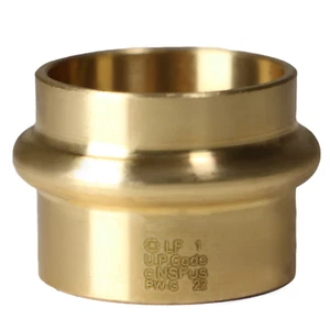 25 Pack XFITTING 1" Press Plug, Lead Free Brass, ProPress - Picture 1 of 5