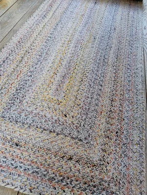 John Lewis Braided Performance Indoor/Outdoor Rug Runner In Multi L240 x W70cm - Image 1 of 4