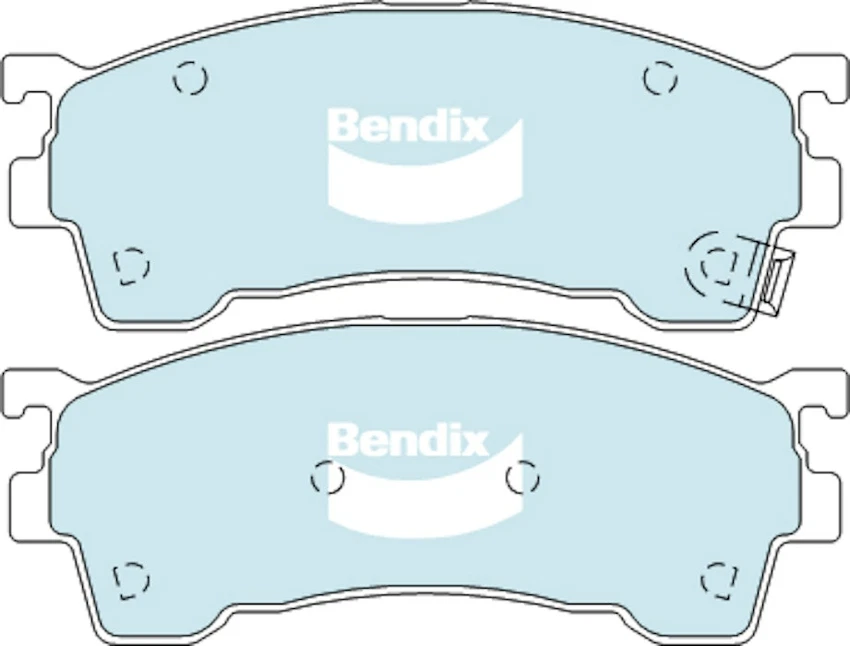 Bendix General CT Brake Pad Set Front For Ford Laser [KN, KNIII, KQ] 1.6L/2.0L - image 1 of 1