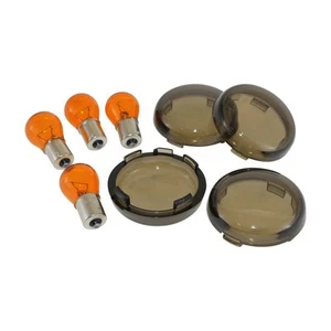 Blinkergläser Set 4 St. getönt für Harley Davidson FLHT Electra Glide Stan. - Picture 1 of 2