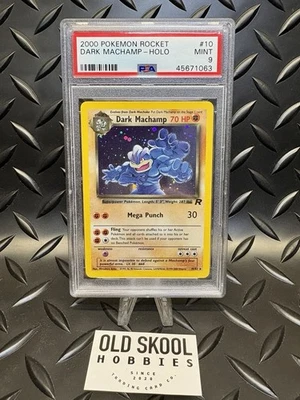 2000 Pokemon WOTC Team Rocket ~ Dark Machamp Holo #10 ~ PSA 9 MINT - Image 1 of 4