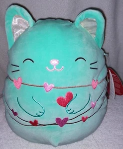 Squishmallows Carisma Gato Como Nuevo con Corazones 12" Nuevo con Etiquetas ¡Tan lindo! - Imagen 1 de 2